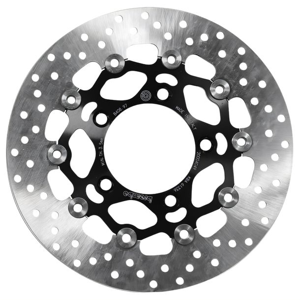 Bremsscheibe Brembo Oro 78B40897 mit Zulassung, schwimmend vorne 280x4mm für Kymco AK Xciting i 400 / 550 ccm