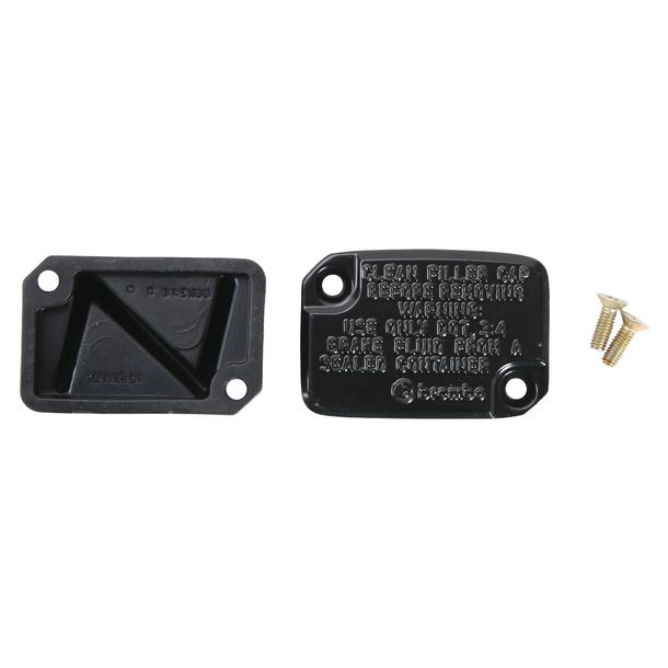 Tapa de depósito de líquido de frenos Brembo 10430811 negra para PS11