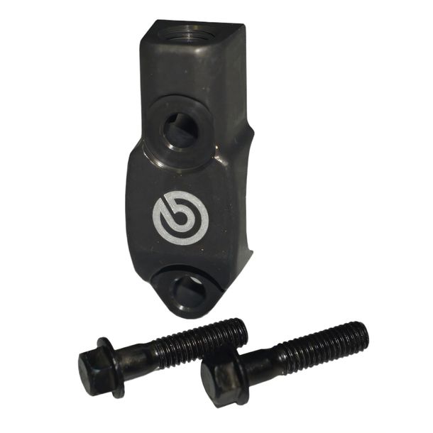 Collier de guidon Brembo 110A26390 gris support rétroviseur filetage gauche M10x1,25 PR19/16 pour PR19/PR16 RCS