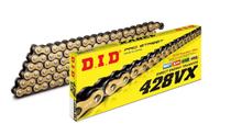 Ketting DID X-Ring 428VX / 66 Eindeloos goud / zwart (1/2 x 5/16 x 8,51)