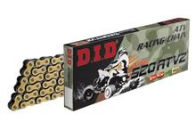 Kette DID X-Ring 520ATV2 / 98 Clipschloss FJ gold / schwarz (5/8 x 1/4 x 10,16)