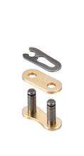 Kettenschloss DID Clipschloss RJ gold / schwarz für Kette 520DZ2 5/8 x 1/4 x 10,16