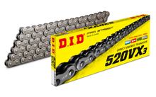 Ketting DID X-Ring 520VX3 / 112 Penvergrendeling ZJ staal (5/8 x 1/4 x 10,16) voor Kawasaki ZX-6R, BMW F GS Dakar 125 - 865 ccm