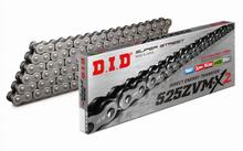 Ketting DID X-Ring 525ZVM-X2 / 114 Splitting Link ZJ staal (5/8 x 5/16 x 10,16) voor Yamaha YZF-R6 MT-07, Suzuki GSR 400 - 1200 cc Baujaar 1990 - 2020