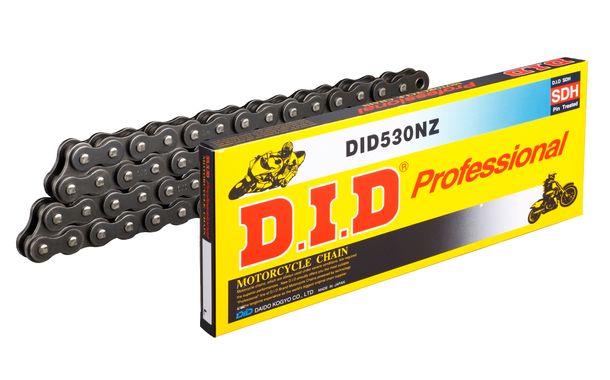 Kette DID Standard 530NZ / 130 Nietenschloss ZJ stahl (5/8 x 3/8 x 10,16)