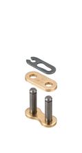 Kettenschloss DID Clipschloss RJ gold / schwarz für Kette 420NZ3 1/2 x 1/4 x 7,75