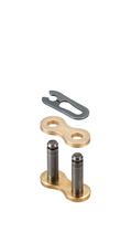 Kettingverbinding DID Clipschloss FJ goud / zwart voor ketting 428NZ 1/2 x 5/16 x 8,51