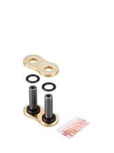 DID Kettinglas Nietenschloss ZJ goud / zwart voor ketting 428VX 1/2 x 5/16 x 8,51