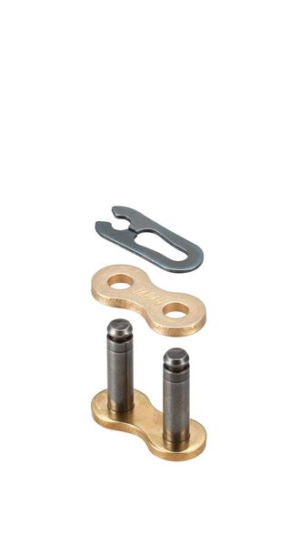 Cerradura de cadena DID FJ con clip dorado para cadena 520ERVT de 5/8 x 1/4 x 10,16
