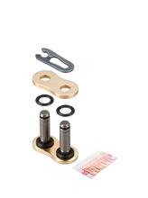 Kettinglas DID Clipslas FJ goud / zwart voor ketting 525VX 5/8 x 5/16 x 10,16