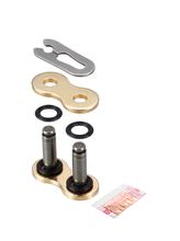 Kettingverbinding DID Clipsverbinding FJ goud / zwart voor ketting 525VX3 5/8 x 5/16 x 10,16