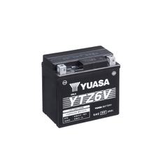 Batterie YUASA YTZ6V / YTZ6V-BS AGM 12V 5Ah Motorradbatterie / Rollerbatterie, wartungsfrei versiegelt vorgeladen
