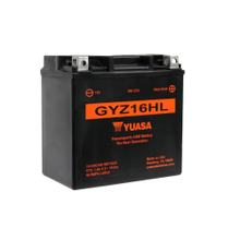 Batterie YUASA GYZ16HL AGM 12V 16Ah Motorradbatterie, wartungsfrei versiegelt vorgeladen