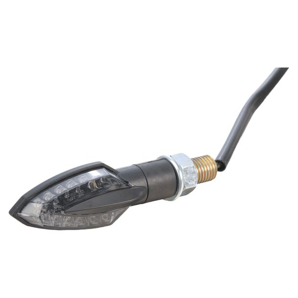 LED-Blinker Protech RC-10 links / rechts Kunststoff, schwarz mit Zulassung, universal für Motorroller / Motorräder