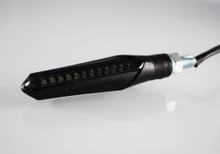 Clignotant LED Protech Feu Clignotant RC-40 gauche / droit, plastique, noir avec homologation pour Honda CBR R, Yamaha YZF-R6 Kawasaki ZX-6R BMW 1 NineT Sport Scrambler Pure