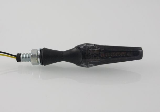 LED-Blinker Protech Lauflicht RC-120 Kunststoff, schwarz mit Zulassung für Honda CBR R, Yamaha YZF-R6 Kawasaki ZX-6R BMW 1 NineT Sport Scrambler Pure Racer Urban KTM