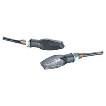 LED-Blinker Protech RC-20 rechts vorne / links hinten, Kunststoff schwarz mit Zulassung universal für Motorroller / Motorräder