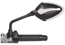 Spiegel Protech XR-100 Kunststoff, schwarz / weiß mit Zulassung für Suzuki GSF 0 Bandit SA N S, BMW R 1 NineT Sport Scrambler Pure Racer Urban KTM Duke Honda CBF Bj Bj. 1998 - 2023