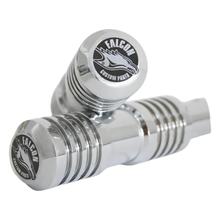 Seitenblenden National Cycle Stahl hochglanzverchromt silber für Kawasaki VN Classic, Honda VT C Shadow C2 Suzuki C2B Yamaha XV 1 Wild Star S RS XVS Bj Bj. 1993 - 2016