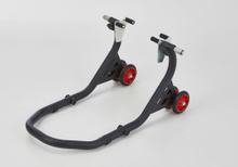 Montageständer Protech vorne 360 x 460 x 720 / 303mm Universal Stahl pulverbeschichtet schwarz für Suzuki GSX 0 FA GSF Bandit SA, BMW F R Honda CBR GS ESA Bj. 1982 - 2023