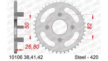 Pignone AFAM 420 LK 82 Ø 50 41Z in acciaio a 4 fori argento