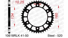 AFAM 420 LK 160 Racing sprocket Ø 134 41Z 6-hole steel black