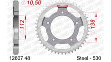 AFAM 530 LK 138 sprocket Ø 112 48Z 5-hole steel silver