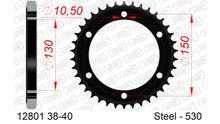 AFAM 530 LK 150 Ø 130 40Z 6-hole steel sprocket black