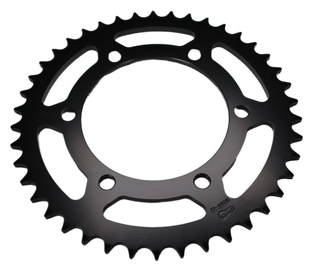 AFAM 520 LK 130 Ø 110 42Z 6-hole steel sprocket black