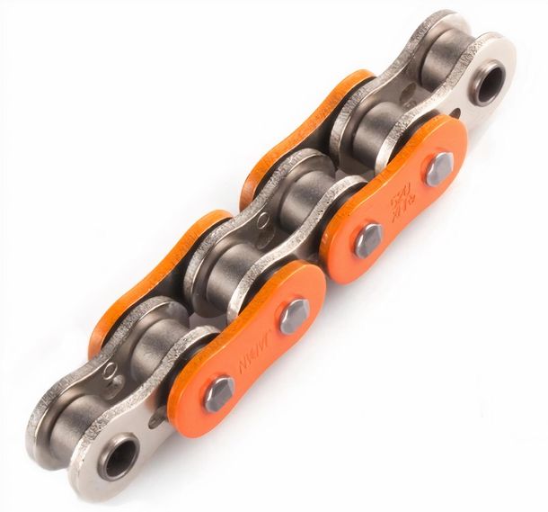 Kette AFAM XS-Ring 520XHR2 / 116 Nietschloss MRS orange