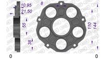 Porte-pignon AFAM pour Ducati PCD1