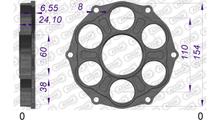 Porte-pignon AFAM pour Ducati PCD3
