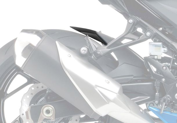 Achterwielkap verlenging Bodystyle ABS kunststof matzwart voor Suzuki GSX-S 750 ccm bj. 2021, Suzuki GSX-S 750 ccm bj. 2021