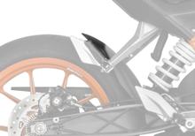 Prolunga copertura ruota posteriore Bodystyle in plastica ABS nero opaco per KTM Duke 125 / 390 ccm anno 2016, KTM Duke 125 / 390 ccm anno 2016
