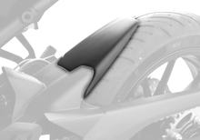 Hinterradabdeckung Verlängerung Bodystyle ABS Kunststoff schwarz-matt für BMW S R RR XR 1000 ccm Bj. 2016 - 2023, BMW S R RR XR 1000 ccm Bj. 2016 - 2023