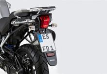 Spatbordverlenging Bodystyle achter ABS kunststof matzwart voor BMW R GS Adventure, Suzuki GSX FA GSF Bandit SA F GT ESA Honda CBF A N S RT