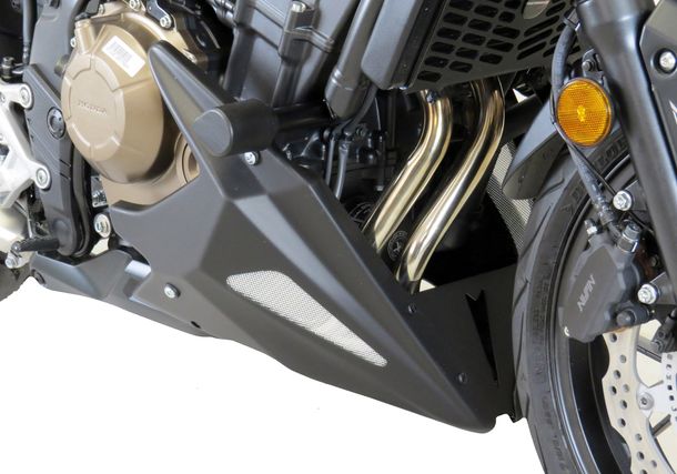 Bugspoiler Bodystyle Kunststoff schwarz-matt mit Zulassung für Honda CB F 500 ccm Bj. 2016 - 2018, Honda CB F 500 ccm Bj. 2016 - 2018
