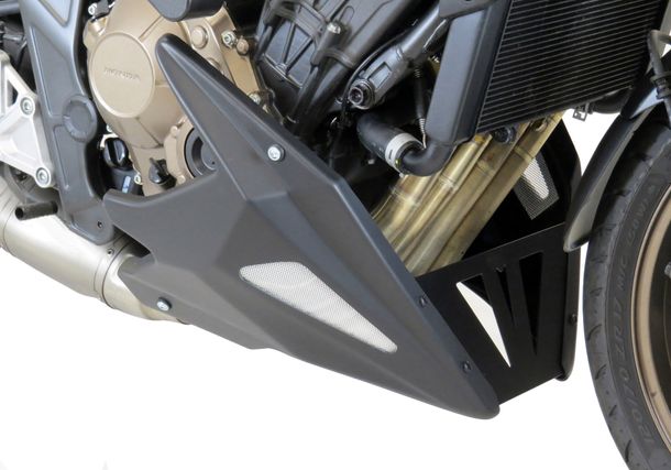 Bugspoiler Bodystyle Kunststoff schwarz-matt mit Zulassung für Honda CB R 650 ccm Bj. 2020, Honda CB R 650 ccm Bj. 2020