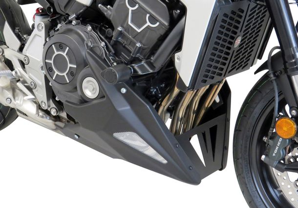 Bugspoiler Bodystyle Kunststoff schwarz-matt mit Zulassung für Honda CB R RA 1000 ccm Bj. 2023, Honda CB R RA 1000 ccm Bj. 2023