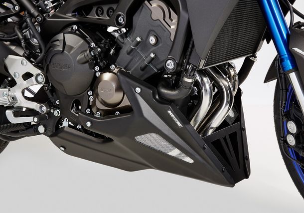 Spoiler dianteiro Bodystyle em plástico preto fosco com aprovação para Kawasaki Z S ABS SX R SE 750 / 1000 ccm Ano de Fabricação 2006 - 2011, Kawasaki Z S ABS SX R SE 750 / 1000 ccm Ano de Fabricação 2006 - 2011