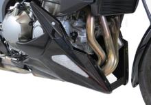 Spoiler avant Bodystyle plastique noir mat avec homologation pour Kawasaki KLZ Versys 1000 ccm ann. 2023, Kawasaki KLZ Versys 1000 ccm ann. 2023