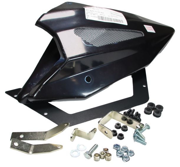 Bugspoiler Bodystyle Kunststoff schwarz-matt mit Zulassung für Kawasaki Z 900 ccm Bj. 2019 - 2023, Kawasaki Z 900 ccm Bj. 2019 - 2023