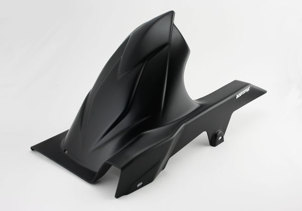 cubierta de rueda trasera Bodystyle plástico ABS negro mate con homologación para Kawasaki Z S ABS 750 ccm año 2006 - 2011