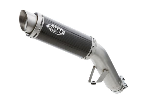 Système d'échappement Shark Factory Carbon avec homologation pour KTM Duke 125 / 200 ccm année 2013 - 2016