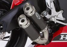 Silencieux d'échappement Shark Track 1000 Carbon avec homologation pour Honda CBR RR Fireblade 1000 ccm année 2019