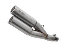 Silencieux Shark Track Raw acier inoxydable brossé argent avec homologation pour Honda CB R RA 1000 ccm année 2023