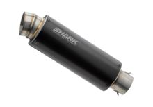 Silenciador trasero Shark SRC 4 de aluminio anodizado en negro con homologación para Husqvarna Svartpilen Vitpilen 401 ccm Año 2019