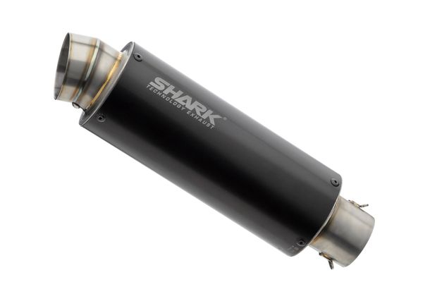 Silenciador final Shark SRC 4 aluminio anodizado negro con homologación para Kawasaki Ninja R Z 300 ccm año 2016
