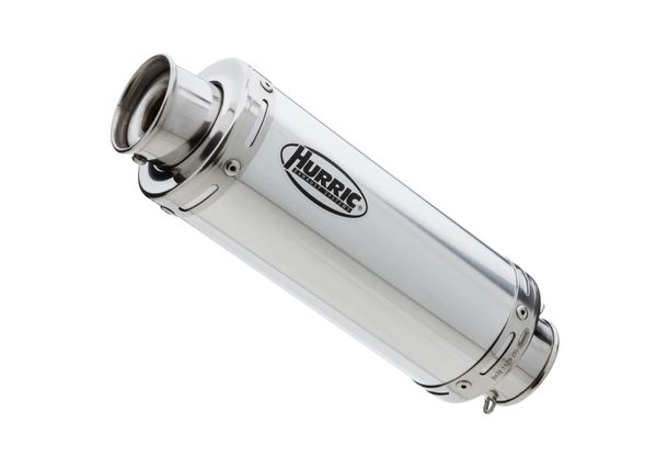 Silenciador final Hurric Supersport aluminio pulido plata con homologación para Suzuki GSX S 1000 ccm año 2016