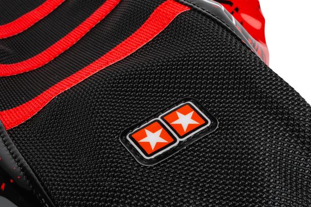 Sitzbankbezug Stage6 Full Covering schwarz für rot Yamha DT – Bild 5